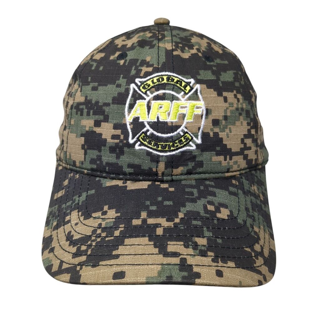Arff Global Services Strapback Hat Camouflage Os … - image 1